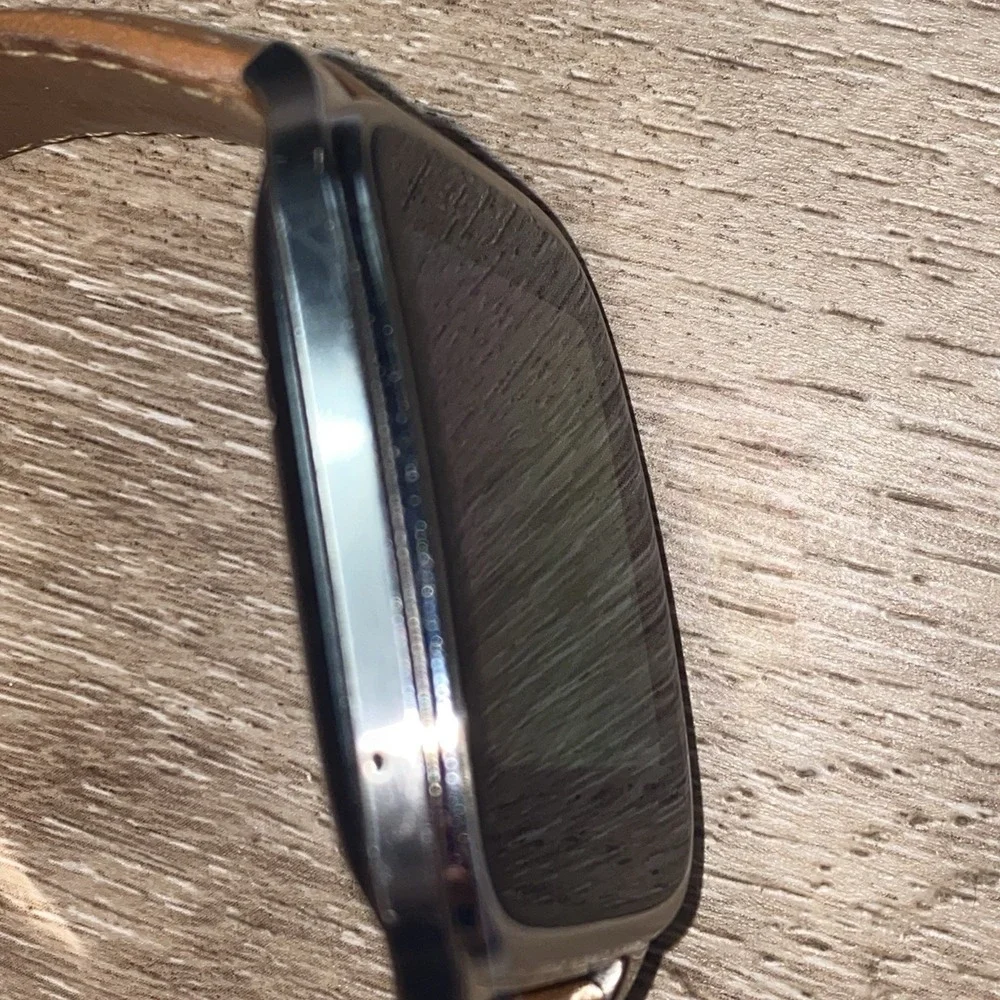 ASUS ZenWatch 2 WI501Q 45mm Smartwatch Stainless Steel Case Brown Leather Band